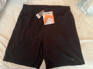 Pantalón corto deportivo Crivit negro