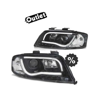 HG FAROS LED AUDI A6 01-04 LUZ DIURNA NEGRO R011288C2