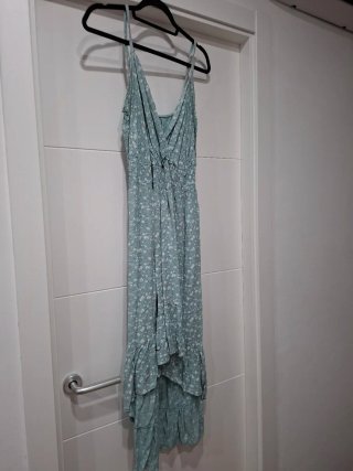 Vestido Estampado Turquesa