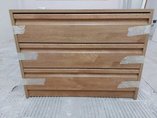 Cajonera de madera color roble casi nueva