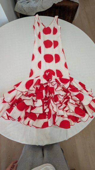 533 Vestido de gitana con lunares 36/S