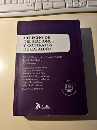 Derecho de obligaciones y contratos de Cataluña
