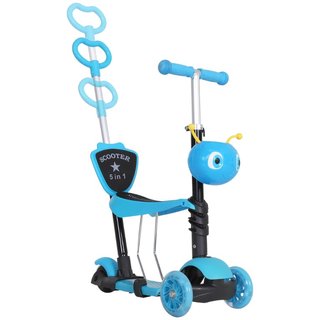 5-in-1 Kinderroller Scooter Tretroller Cityroller