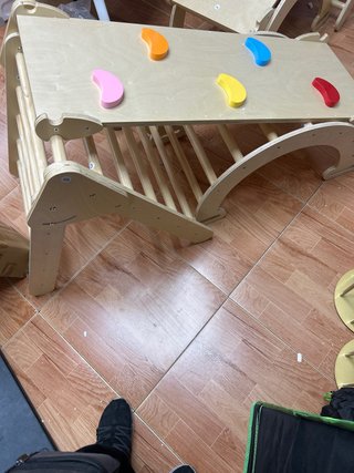 Parque Infantil de Madera con Tobogán