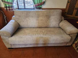 Sofá cama beige