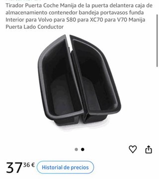 Set 2 Bandejas Almacenaje Puerta Volvo S80/V70