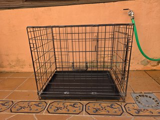 Jaula para perro metálica