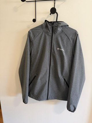 Columbia softshell mujer S gris con capucha