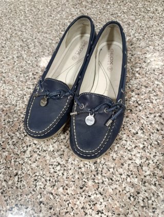 Mocasines Geox Azules Talla 37