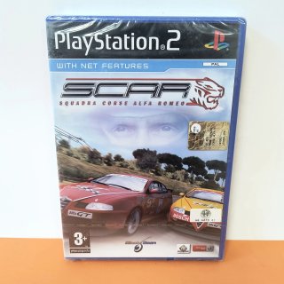SCAR SQUADRA CORSE ALFA ROMEO PS2 SONY PLAYSTATION