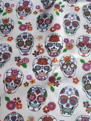 Tela Patchwork Estampado Catrinas