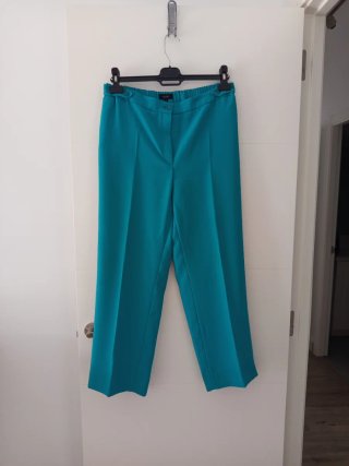 Pantalón de vestir color turquesa