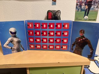 Calendario de Adviento Fortnite