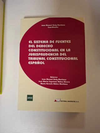 El sistema de fuentes del derecho constituciona...