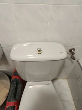 Tapa de cisterna Roca Victoria gris