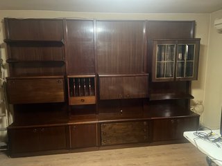 Armario Modular Antiguo de Madera