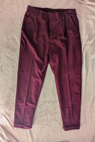Pantalón de vestir morado