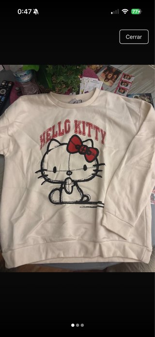 Sudadera Hello Kitty Beige