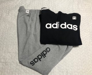 Chándal Adidas Negro y Gris Talla M