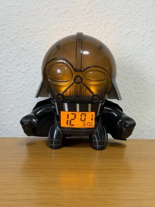 Reloj Despertador Darth Vader Star Wars BulbBotz