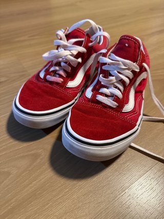 Zapatillas Vans Old Skool Rojas Talla 38,5