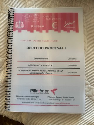 Resumen derecho procesal I