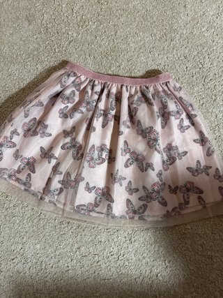 Falda H&M con Estampado de Mariposas