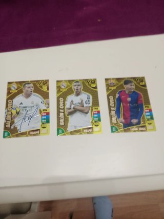 3 Cartas de Fútbol Balón de Oro