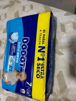 Pañales Dodot Bebé Seco Talla 7