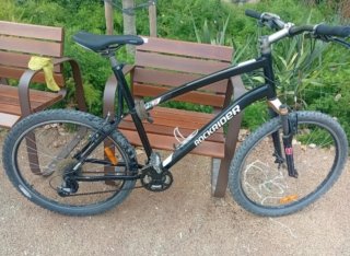 Bicicleta de Montaña Rockrider Negra