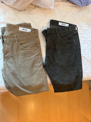 2 Pantalones de pana Blue Ridge