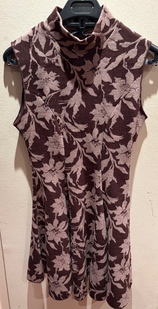 Vestido corto Zara jacquard talla S