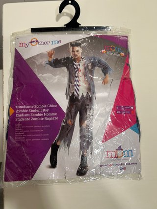 Disfraz estudiante Zombie Chico