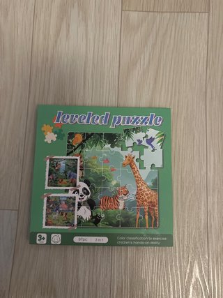 Puzzle Infantil 3 en 1 Leveled Puzzle