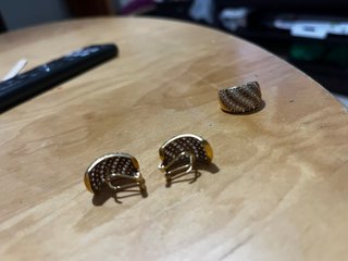 Conjunto Pendientes y Anillo Oro 18k