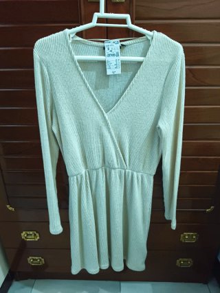 Vestido Beige Casual Kiabi Talla S