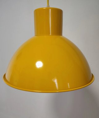 Lámpara Colgante Industrial Amarilla