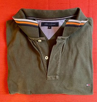 Polo Tommy Hilfiger Verde okiva Talla 4XL