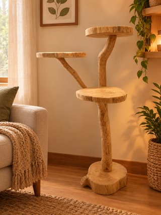 Estante Decorativo de Madera de pino