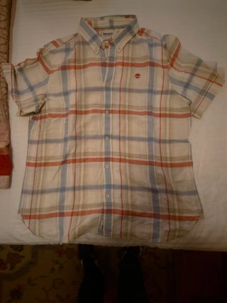 Camisa Manga Corta Timberland a Cuadros