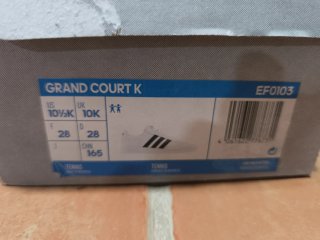 Zapatillas Adidas Grand Court K Talla 28