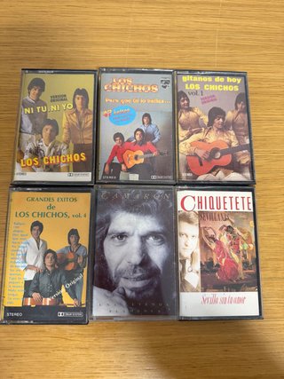 Lote 6 Cintas Cassette: Los Chichos, Camarón