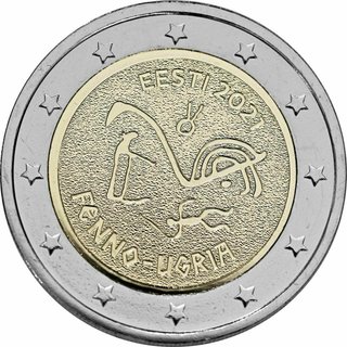 MONEDA CONMEMORATIVA 2€ ESTONIA 2021. UGRO FINESES