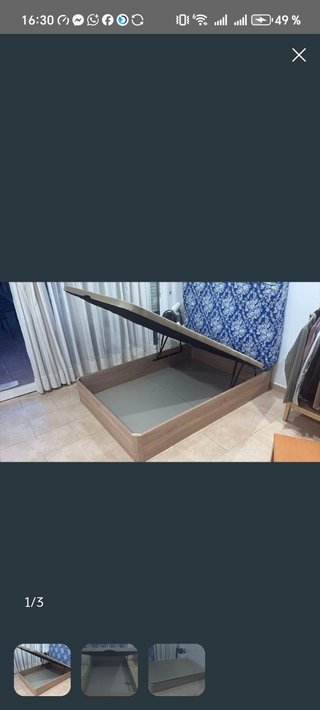 Conjunto Cama Matrimonial con Canapé