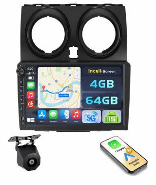 Radio 9 CarPlay para Nissan Qashqai 2006-2013