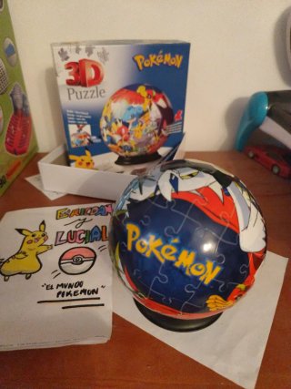 Bola Puzzle 3D Pokémon