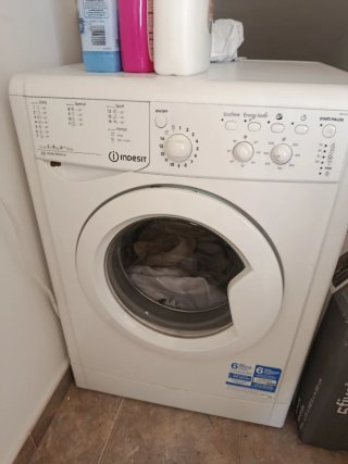 Lavadora Indesit 9kg Blanca