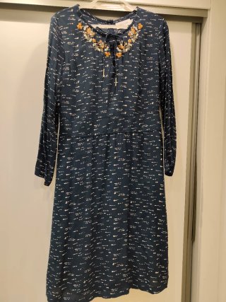 Vestido Azul Marino Indi & Cold Talla S