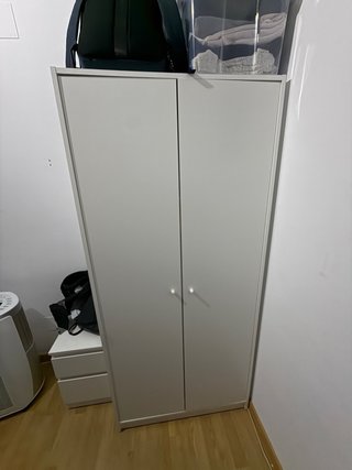 Armario Ikea de 2 puertas blanco