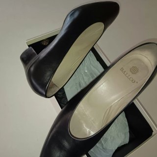Zapatos Salón Ballco Piel Negros Talla 38